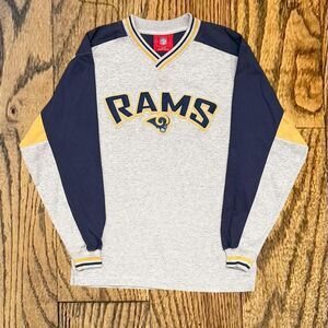 Vintage St. Louis Rams Color Block Long Sleeve Shirt